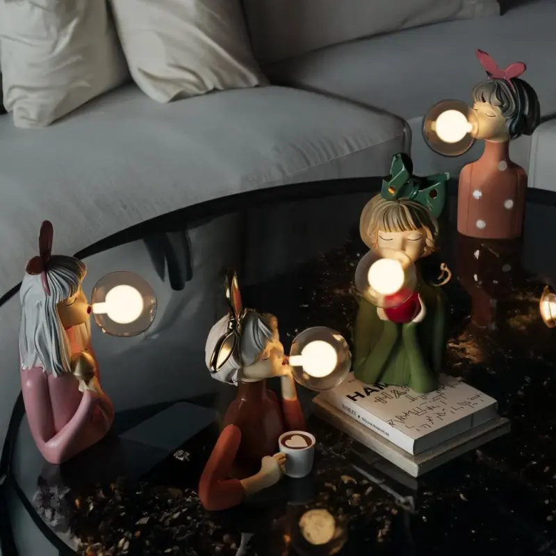 Bubble Girls Lamp Collection