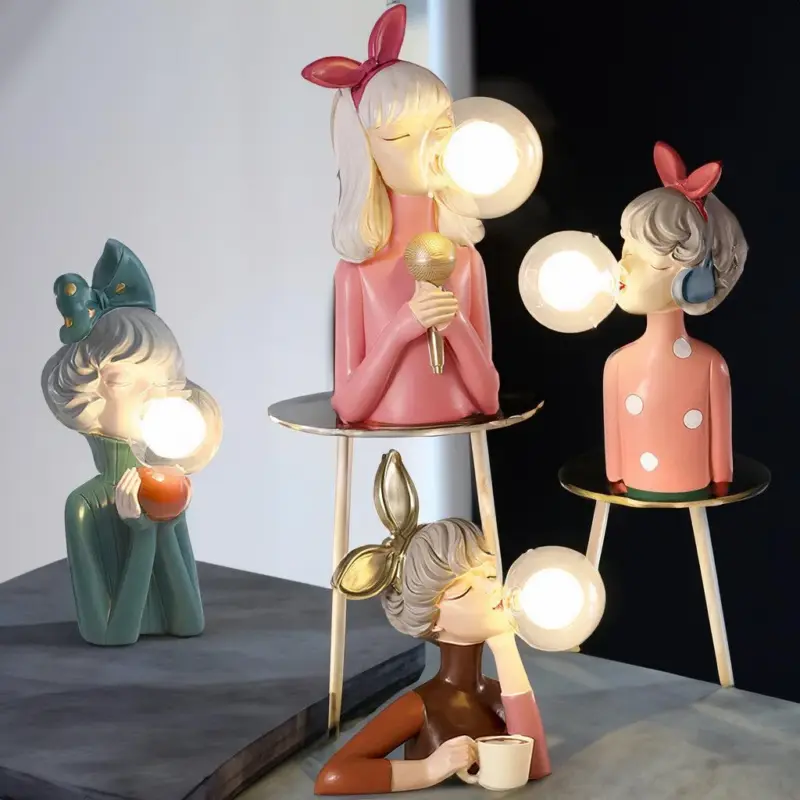 Bubble Girls Lamp Collection