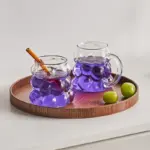 Bubble Heat Resistant Glass Coffee Mug tag1