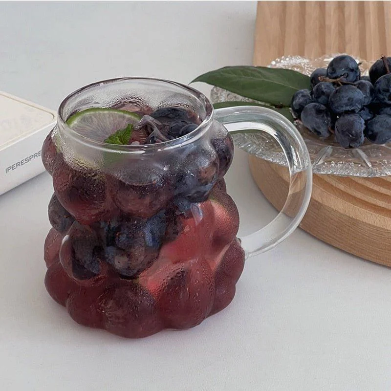 Bubble Heat Resistant Glass Coffee Mug -  - #tag1#