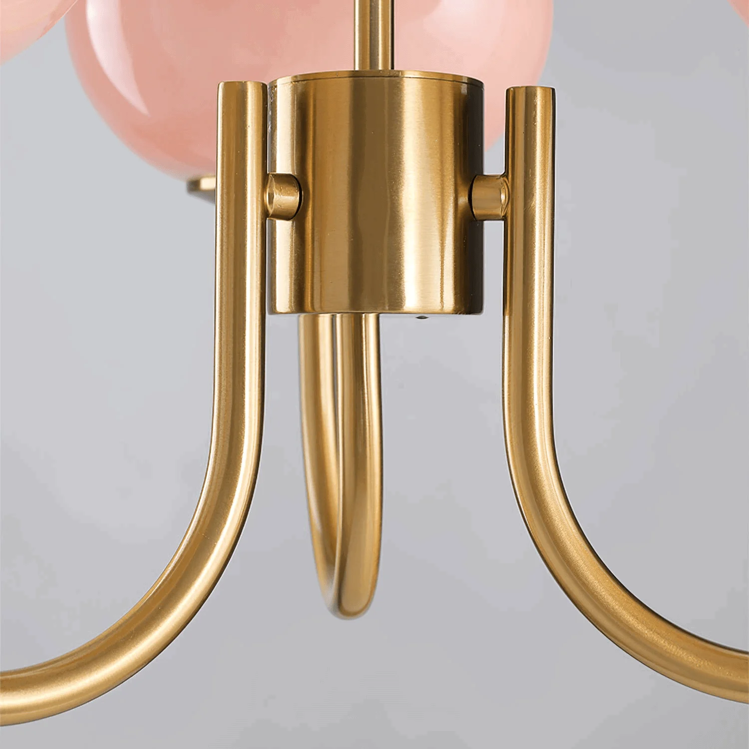 Bubble Pink Glass Marshmallow Chandelier -  - #tag1#