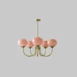 Bubble_Pink_Glass_Marshmallow_Chandelier_-_-_tag1_-4165050 Bubble Pink Glass Marshmallow Chandelier tag1