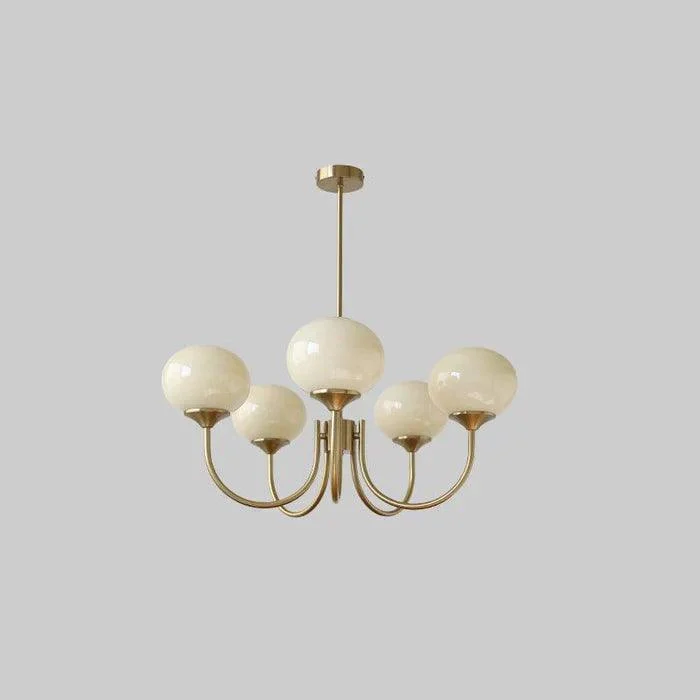 Bubble Pink Glass Marshmallow Chandelier -  - #tag1#