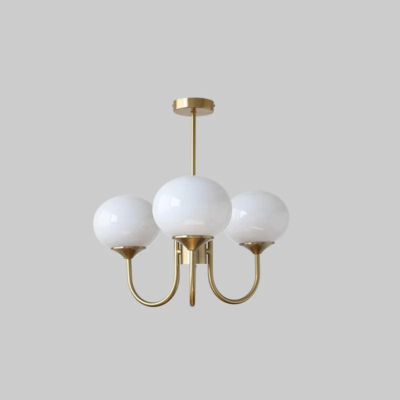 Bubble Pink Glass Marshmallow Chandelier -  - #tag1#