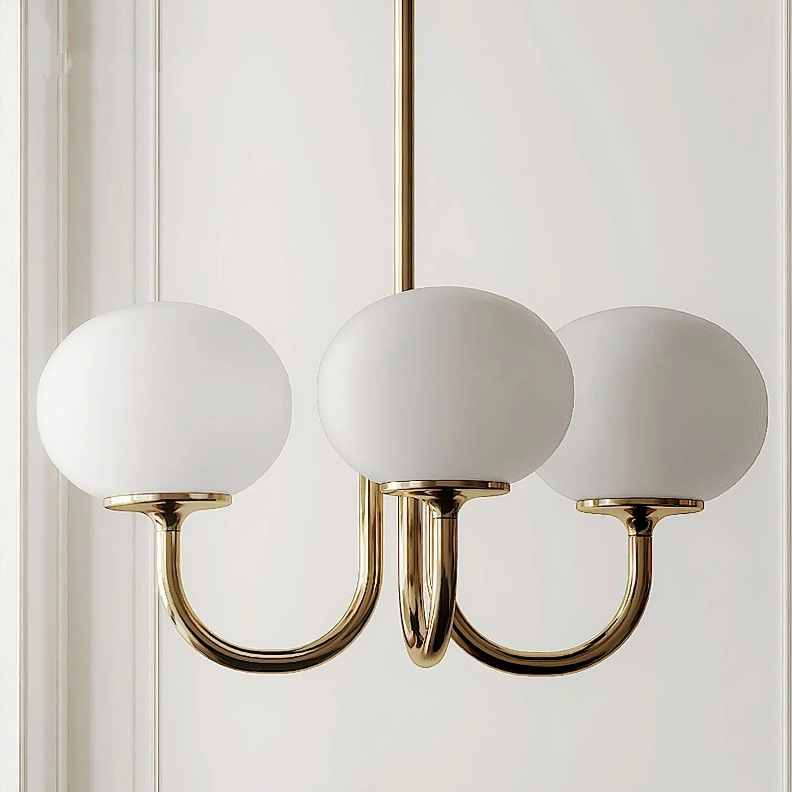 Bubble Pink Glass Marshmallow Chandelier -  - #tag1#