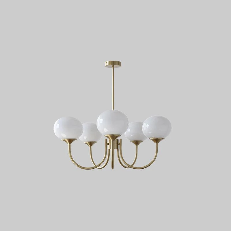 Bubble Pink Glass Marshmallow Chandelier -  - #tag1#