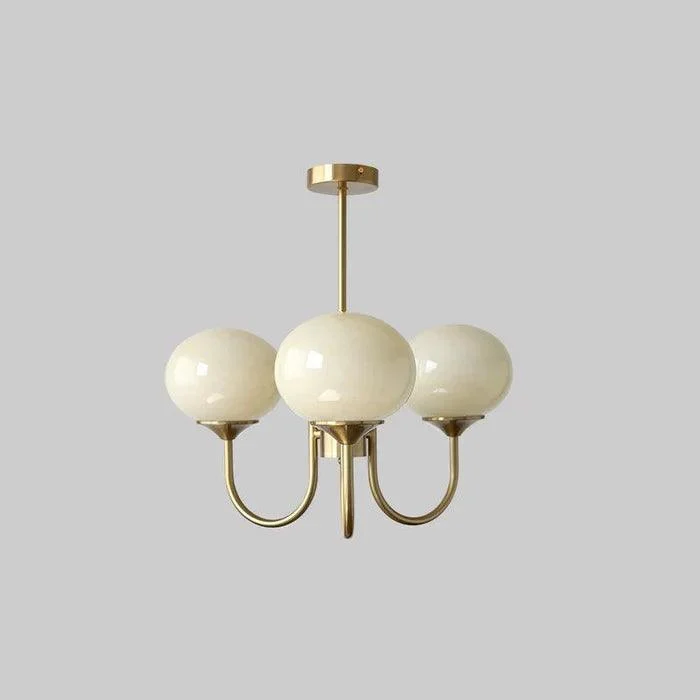 Bubble Pink Glass Marshmallow Chandelier -  - #tag1#