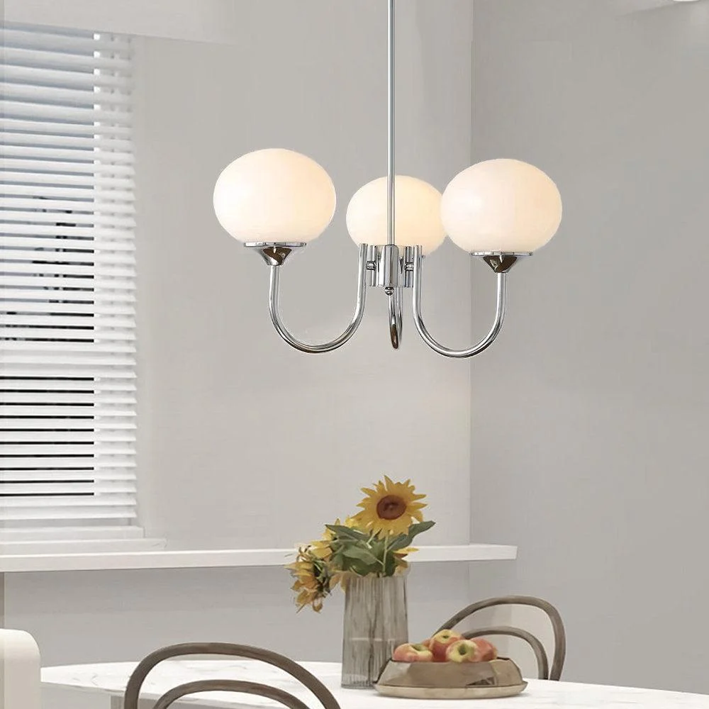 Bubble Pink Glass Marshmallow Chandelier -  - #tag1#