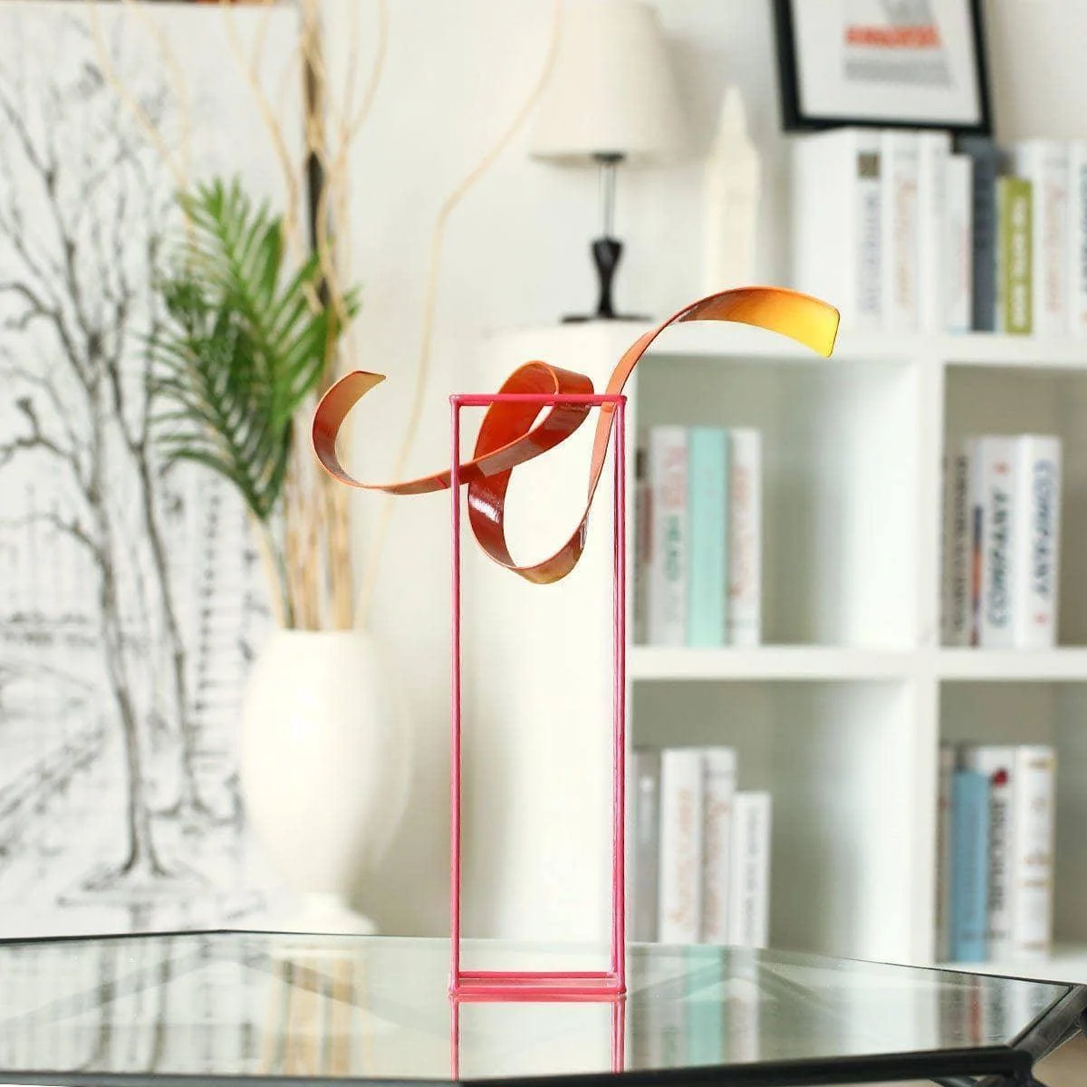 Bud Freestanding Flower Vase - Contemporary Centerpiece Decor -