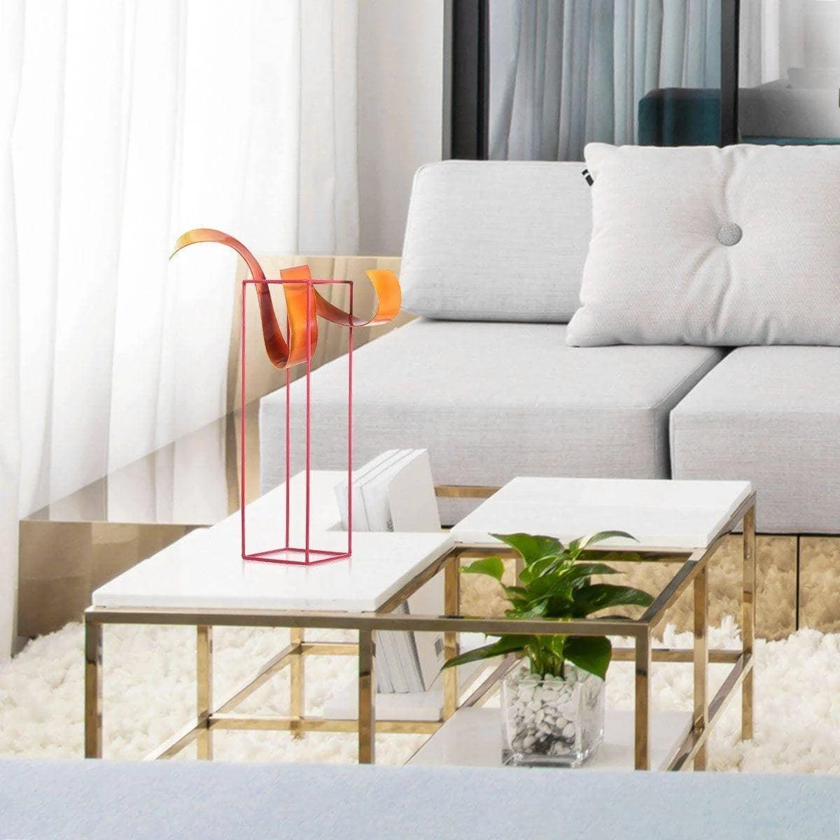 Bud Freestanding Flower Vase - Contemporary Centerpiece Decor -