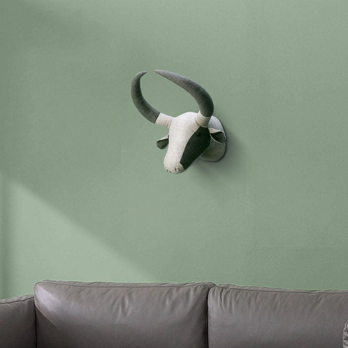 Buffalo Head Wall Hanging - Cartoon-Inspired Decor for Your Wall -