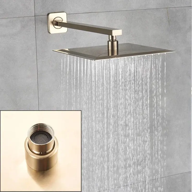 Built in rain shower head Ultra thin wall mounted shower head tag1