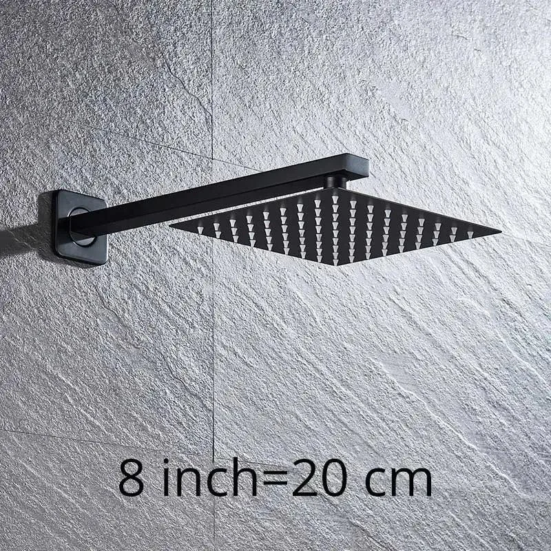 Built-in rain shower head | Ultra thin wall mounted shower head -  - #tag1#