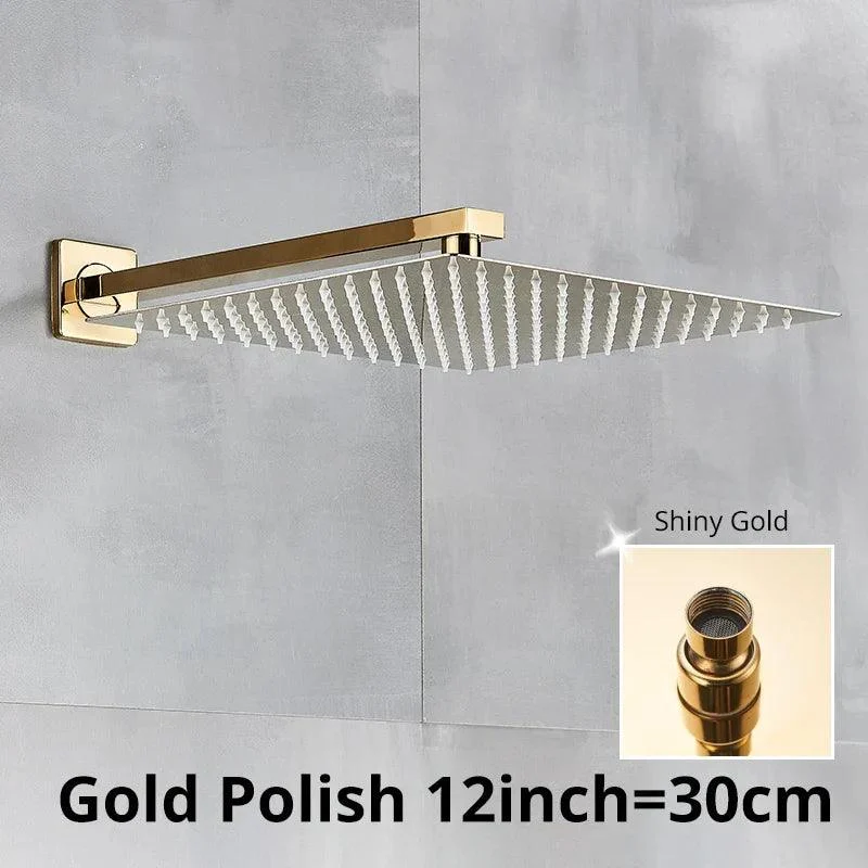Built-in rain shower head | Ultra thin wall mounted shower head -  - #tag1#