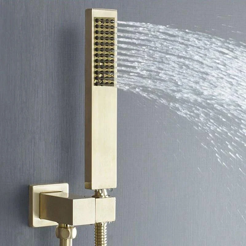 Built-in shower | Sleekly finished wall-mounted rain shower -  - #tag1#