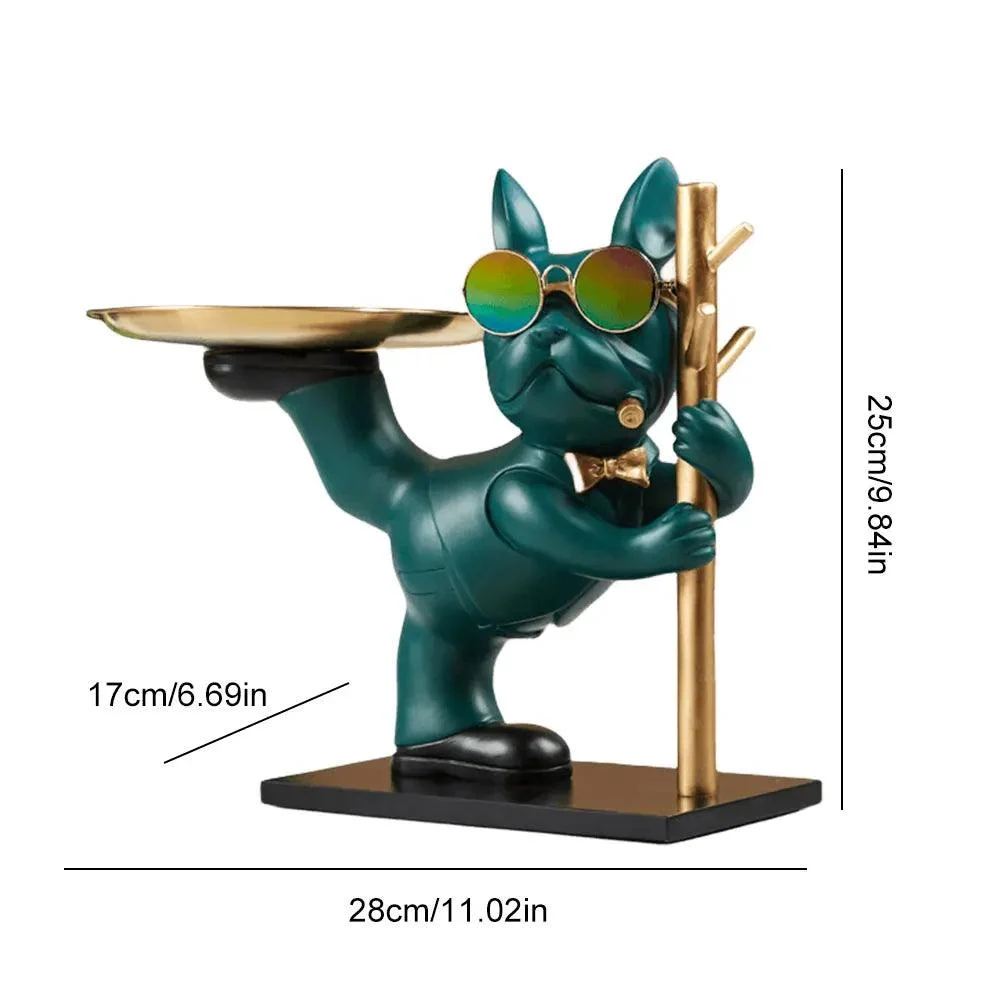 Bulldog Sculpture: Cool Resin Art for Home -