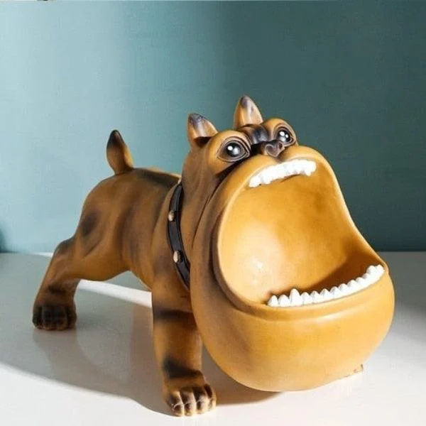 Bulldog Storage Figurines -