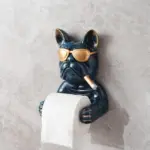 Bulldog Toilet Paper Holder tag1