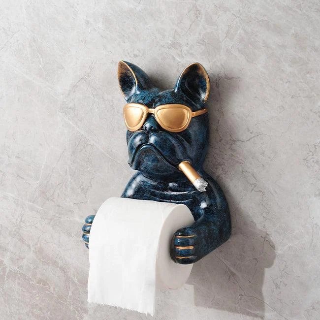 Bulldog Toilet Paper Holder -  - #tag1#