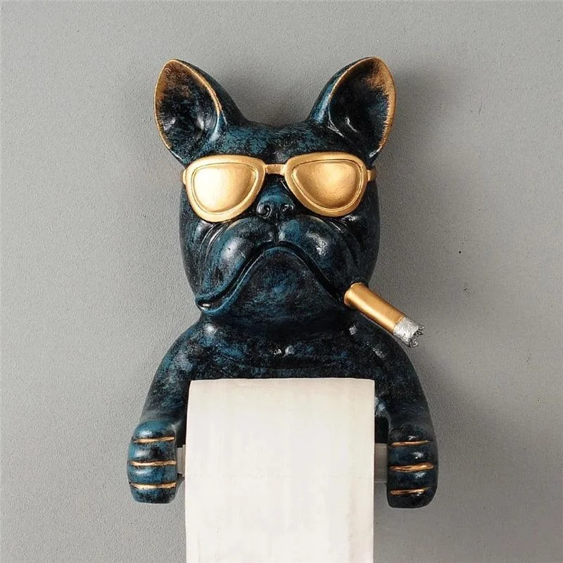 Bulldog Toilet Paper Holder -  - #tag1#