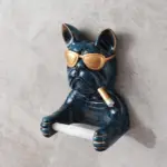Bulldog Toilet Paper Holder tag1