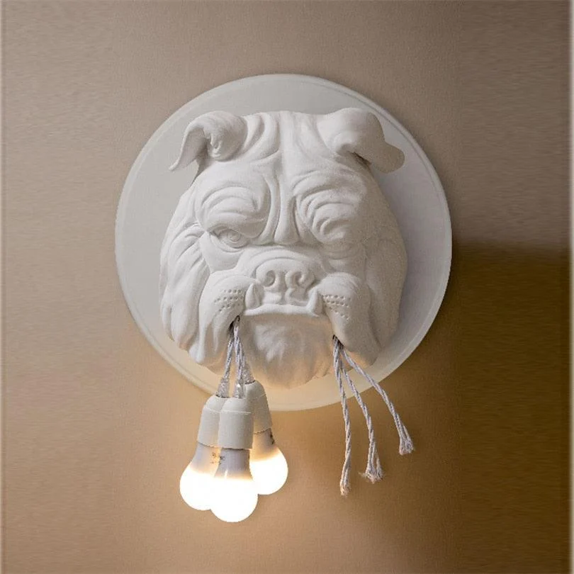 Bulldog Wall Light Lamp Decoration -  - #tag1#