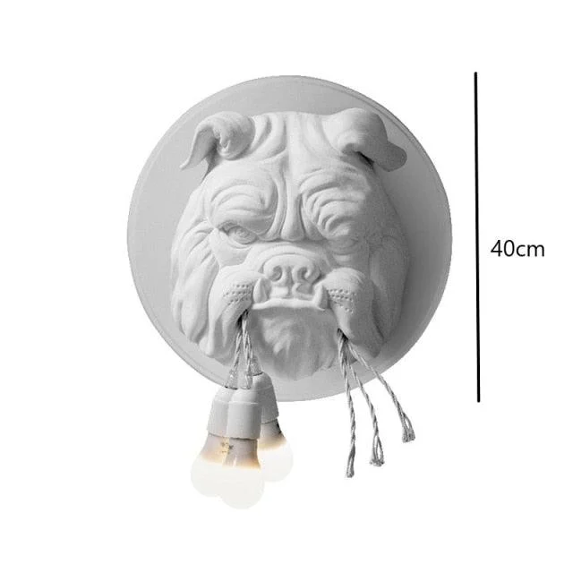 Bulldog Wall Light Lamp Decoration -  - #tag1#