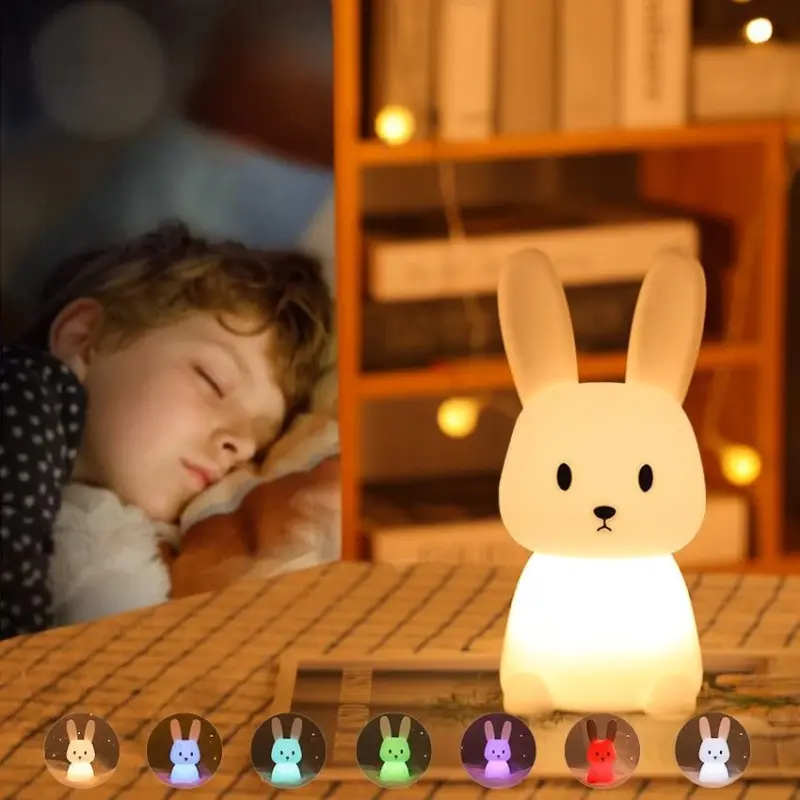 Bunny Touch LED Night Light for Kids tag1