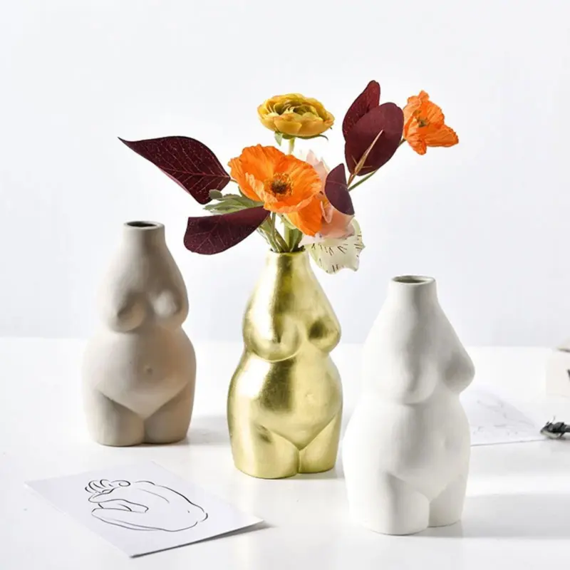 Busty Body Art Vase tag1