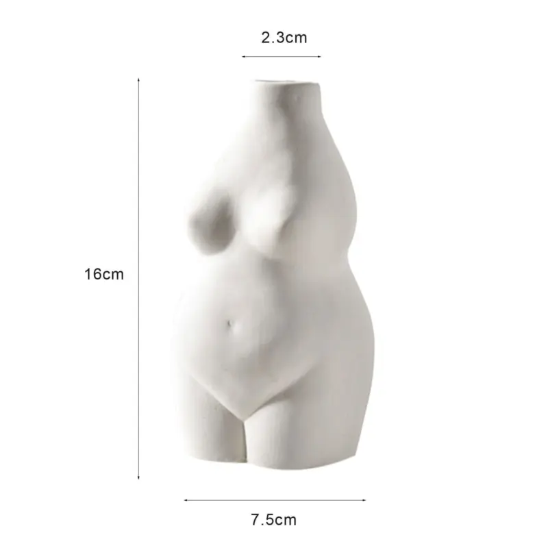 Busty Body Art Vase tag1