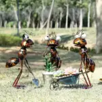 Busy Garden Ant Outdoor Decor Whimsical Fun Garden Statue