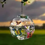 ButterBright Hanging solar lamp butterfly