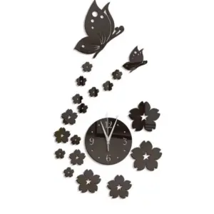 ButterflyGarden - Beautiful Butterfly Garden Wall Clock -  - #tag1#