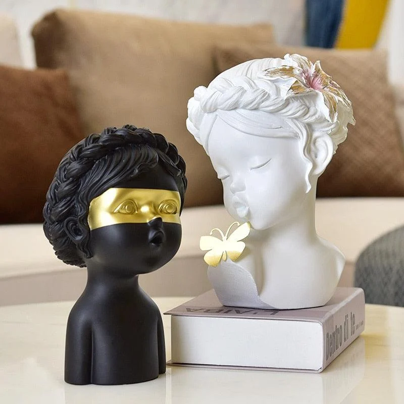 Butterfly Girl and Baby Angel Sculptures -  - #tag1#