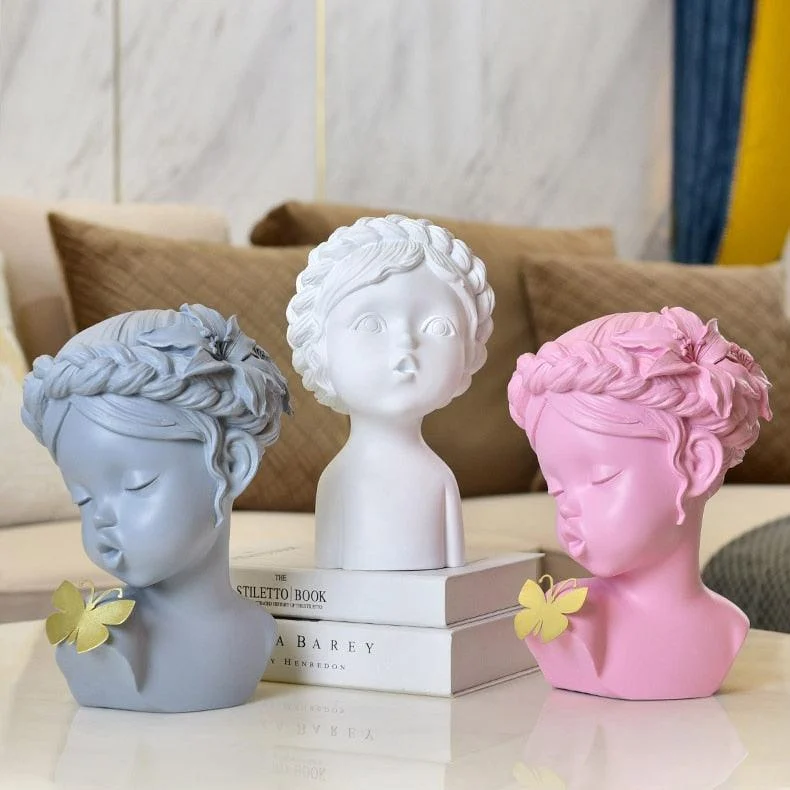 Butterfly Girl and Baby Angel Sculptures -  - #tag1#