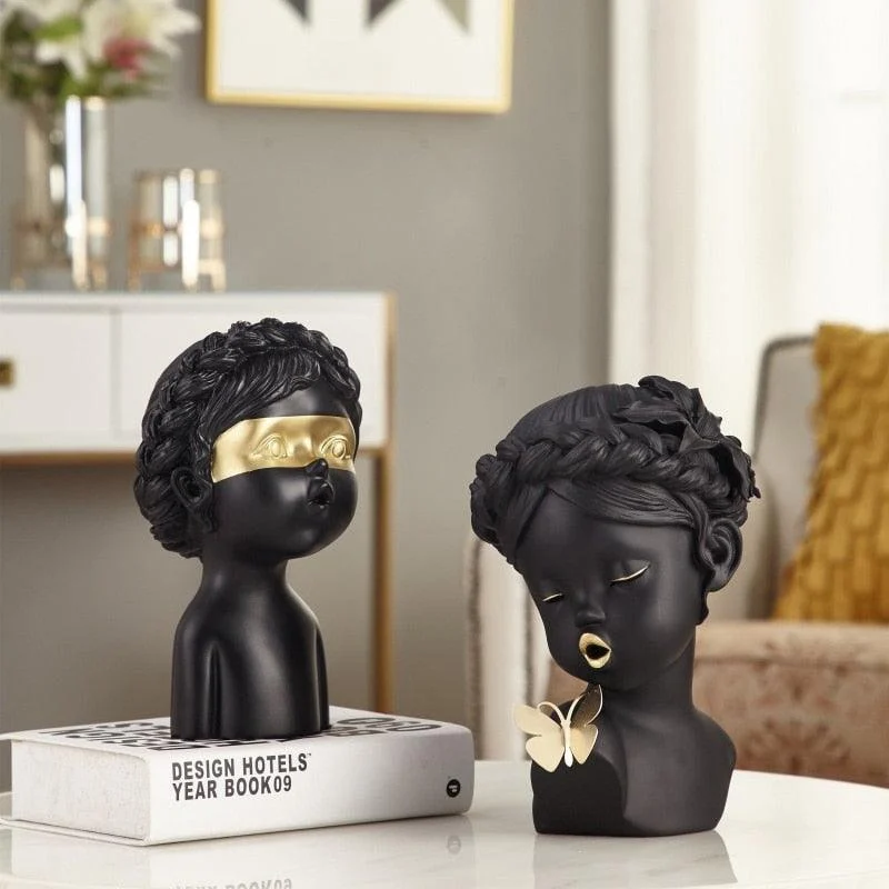 Butterfly Girl and Baby Angel Sculptures -  - #tag1#