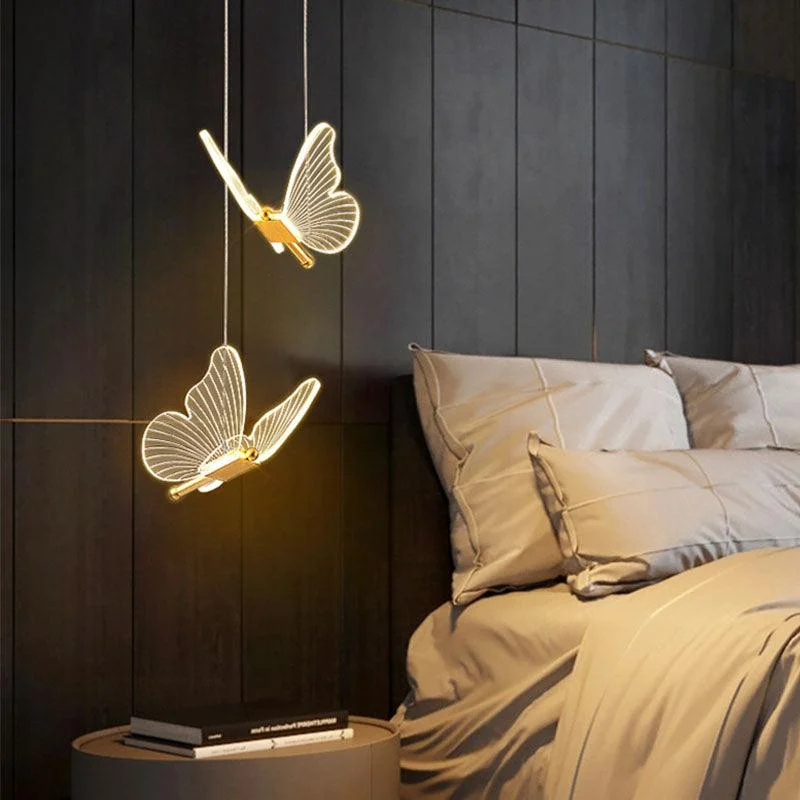 Butterfly Hanging Lamp - Ceiling and wall lamp butterfly style -  - #tag1#