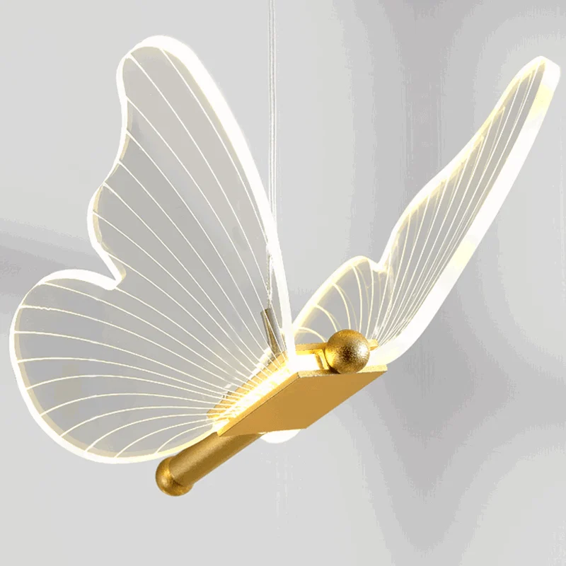 Butterfly Hanging Lamp - Ceiling and wall lamp butterfly style -  - #tag1#