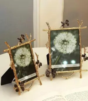 Butterfly Photo Frame Golden Picture Frames Copper