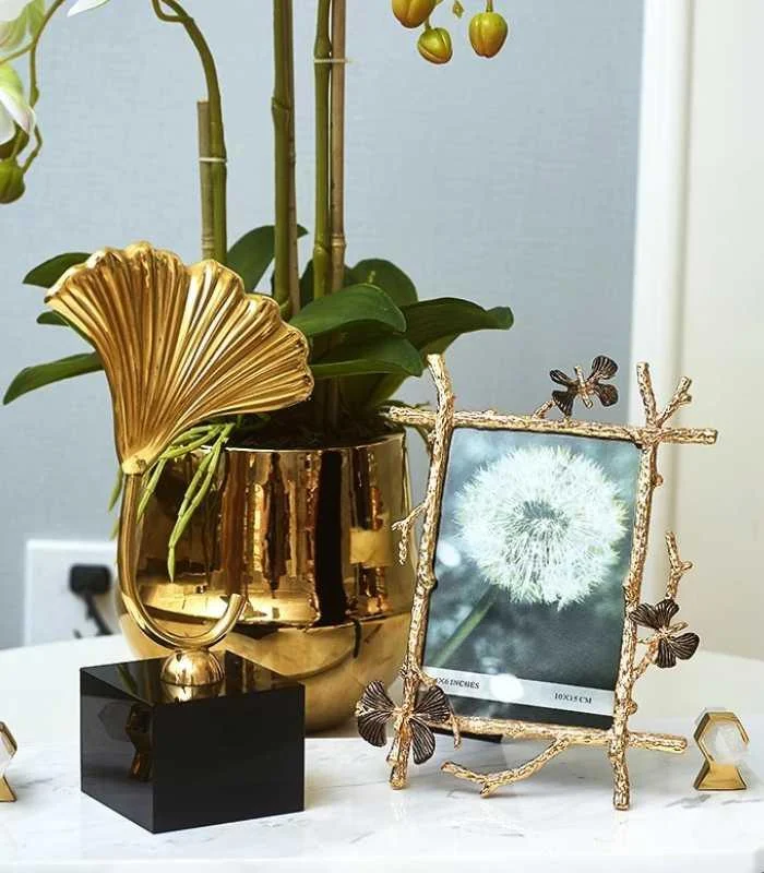 Butterfly Photo Frame Golden Picture Frames Copper -  - #tag1#