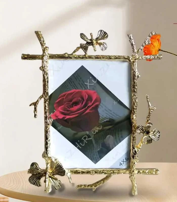 Butterfly Photo Frame Golden Picture Frames Copper -  - #tag1#