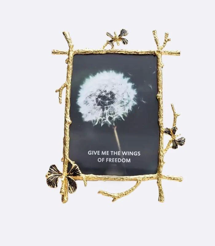 Butterfly Photo Frame Golden Picture Frames Copper -  - #tag1#