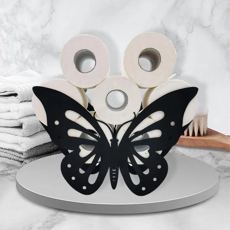 Butterfly Toilet Roll Holder -