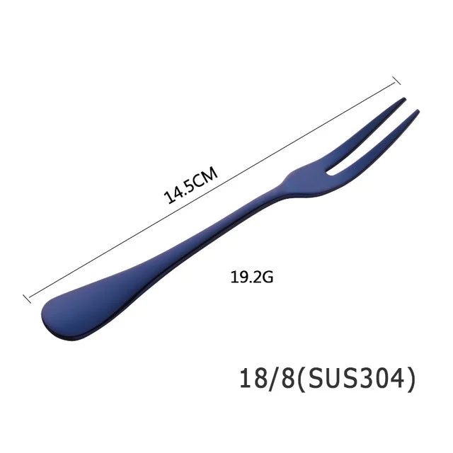 Buyer Star Colorful Stainless Steel Fruit Fork Kitchen Set Cutlery Cake Dessert Fork For Snack Tableware.jpg 640x640 888f1141 A61a 4956 Ac5d 13470c41bb5a