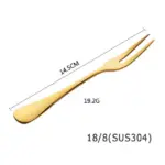 Buyer Star Colorful Stainless Steel Fruit Fork Kitchen Set Cutlery Cake Dessert Fork For Snack Tableware.jpg 640x640 eb08ef7c bd72 4bc3 ac06 612a3f9aef51