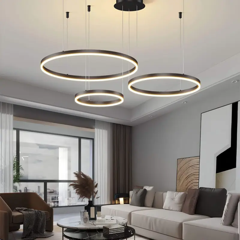 CAECILIARingLEDDeckenleuchte Dimmbar xlumina furWohn Esszimmer4