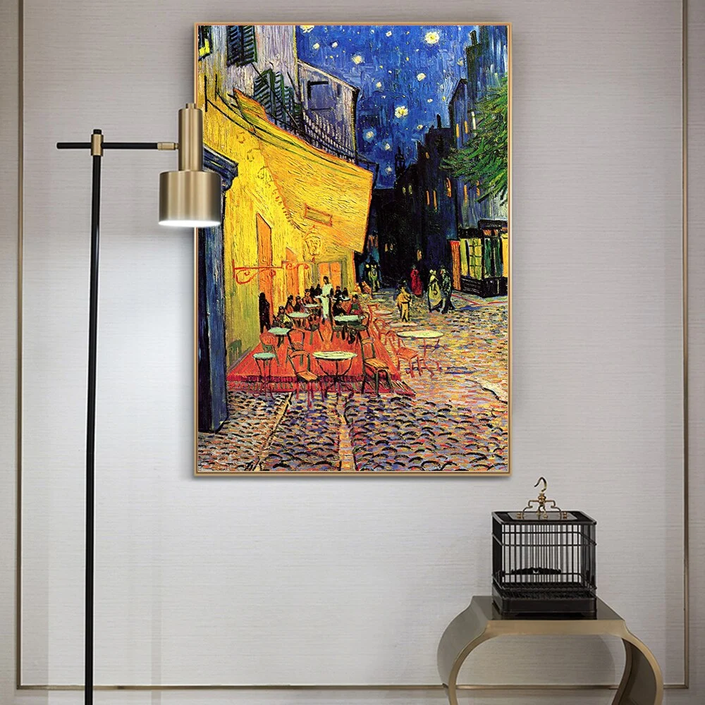 CAFE TERRACE AT NIGHT By Vincent Van Gogh -  - #tag1#