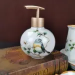 CERAMIC BATHROOM ACCESSORIES SET tag1