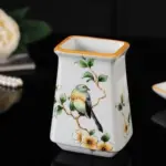 CERAMIC BATHROOM ACCESSORIES SET tag1