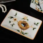 CERAMIC BATHROOM ACCESSORIES SET tag1